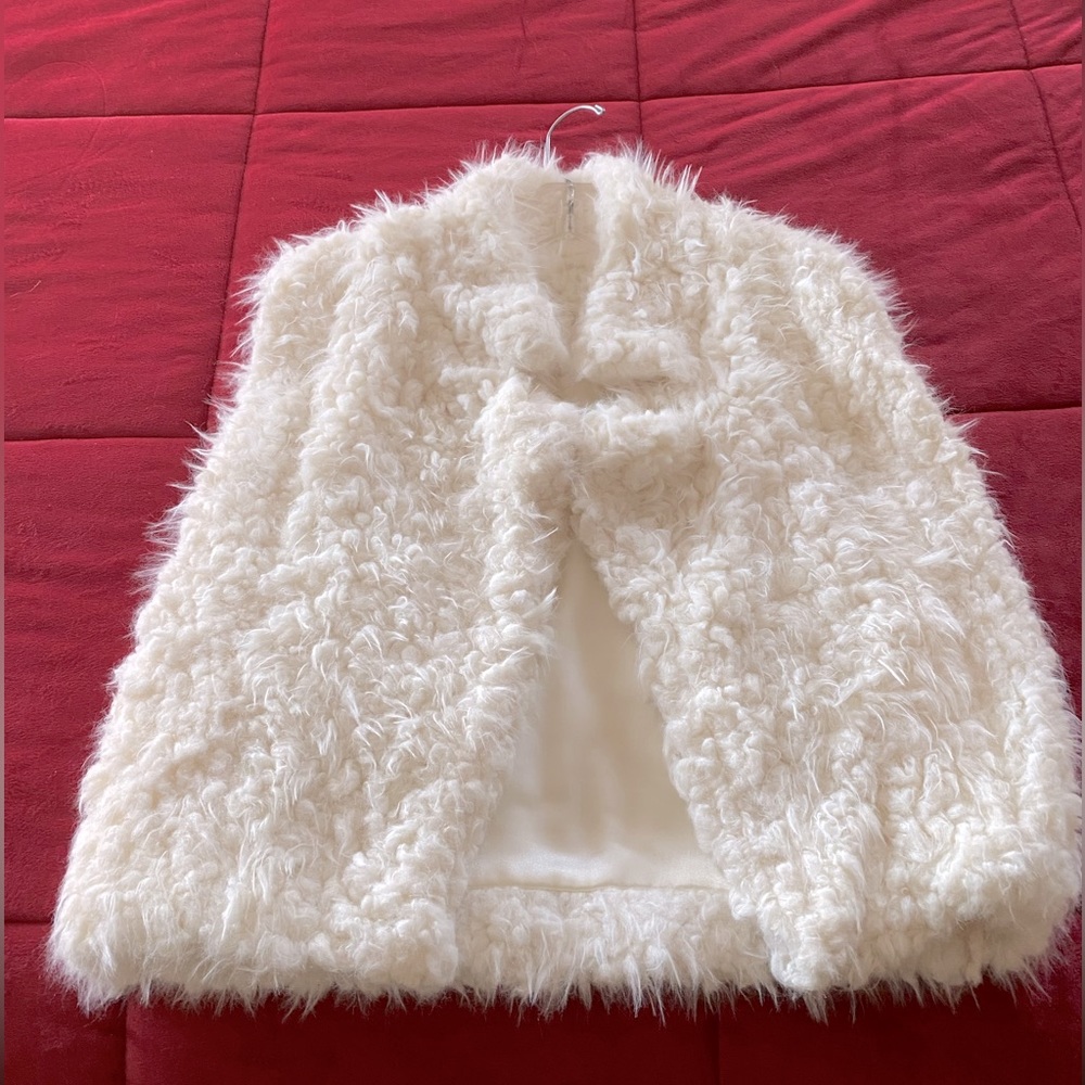 Faux Wool Fuzzy Vest